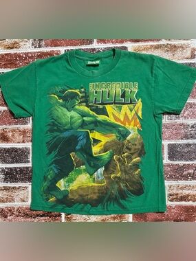 Y2K Vintage The Incredible Hulk T-shirt youth boys kids 8-10?